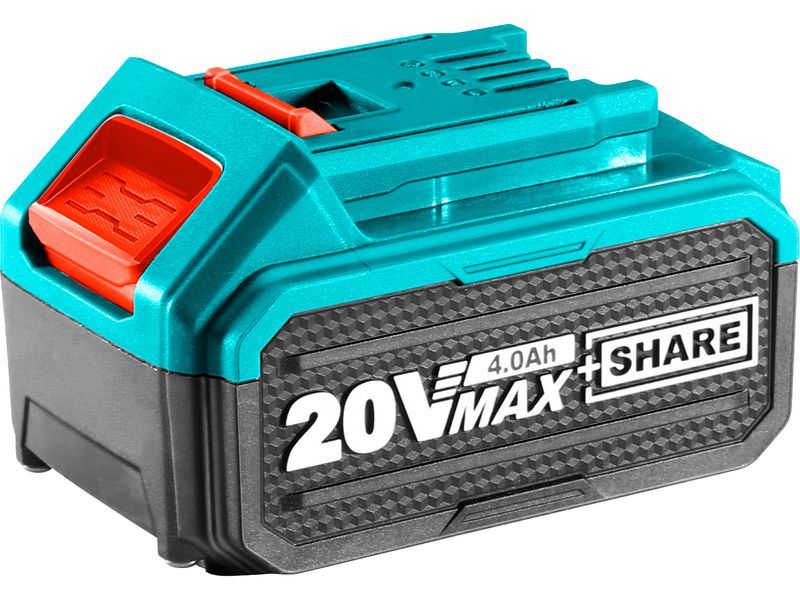 Total Batteria ricaricabile 20V, Li-Ion, 4000mAh Total Batteria ricaricabile 20V, Li-Ion, 4000mAh