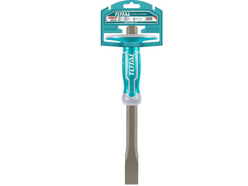 Scalpello piatto con protezione in plastica, 305 mm, 40 Cr Scalpello piatto con protezione in plastica, 305 mm, 40 Cr