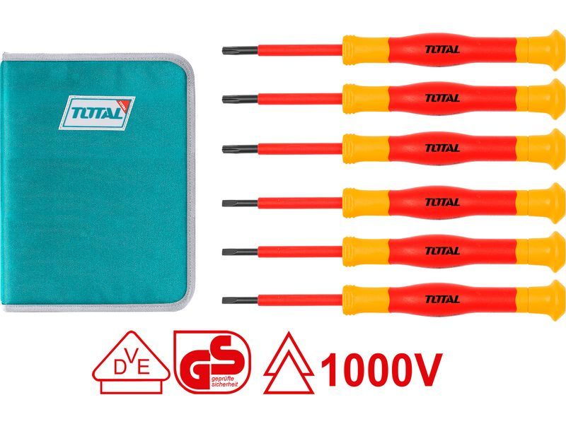 Cacciavite da elettricista, set di 6, industriale, S2 Cacciavite da elettricista, set di 6, industriale, S2