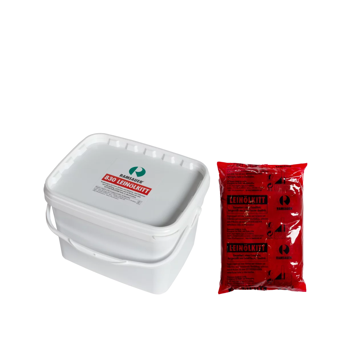Ramsauer 830 Secchio per stucco all'olio di lino 10 KG Ramsauer 830 Secchio per stucco all'olio di lino 10 KG
