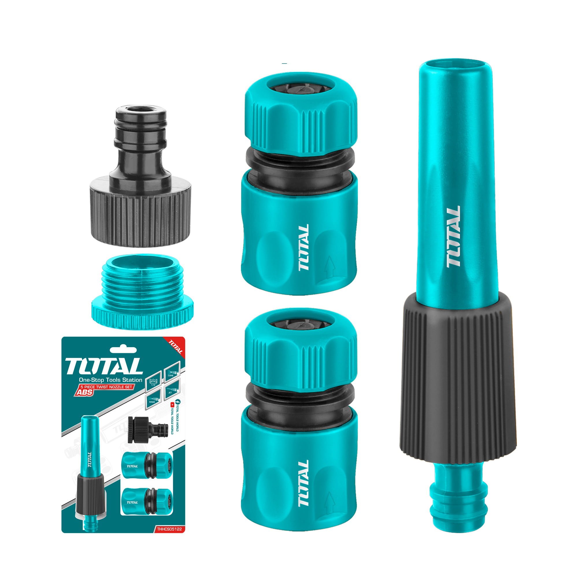 5-tlg Schlauch Kupplung Set