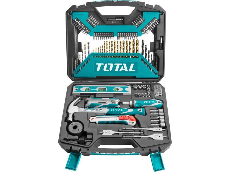 Total Set di utensili e punte, 120 pezzi, HSS Total Set di utensili e punte, 120 pezzi, HSS