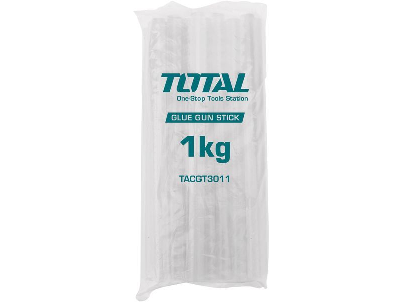 Total bacchette di fusione trasparenti, 1 kg, diametro 11,2 mm, lunghezza 30 cm Total bacchette di fusione trasparenti, 1 kg, diametro 11,2 mm, lunghezza 30 cm