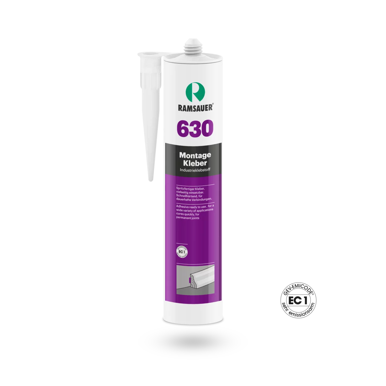 Ramsauer 630 Adesivo di montaggio, bianco, 310 ml Ramsauer 630 Adesivo di montaggio, bianco, 310 ml