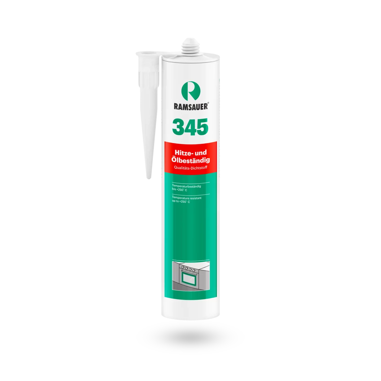 Ramsauer 345 Resistente al calore e all'olio, 310 ml, nero Ramsauer 345 Resistente al calore e all'olio, 310 ml, nero