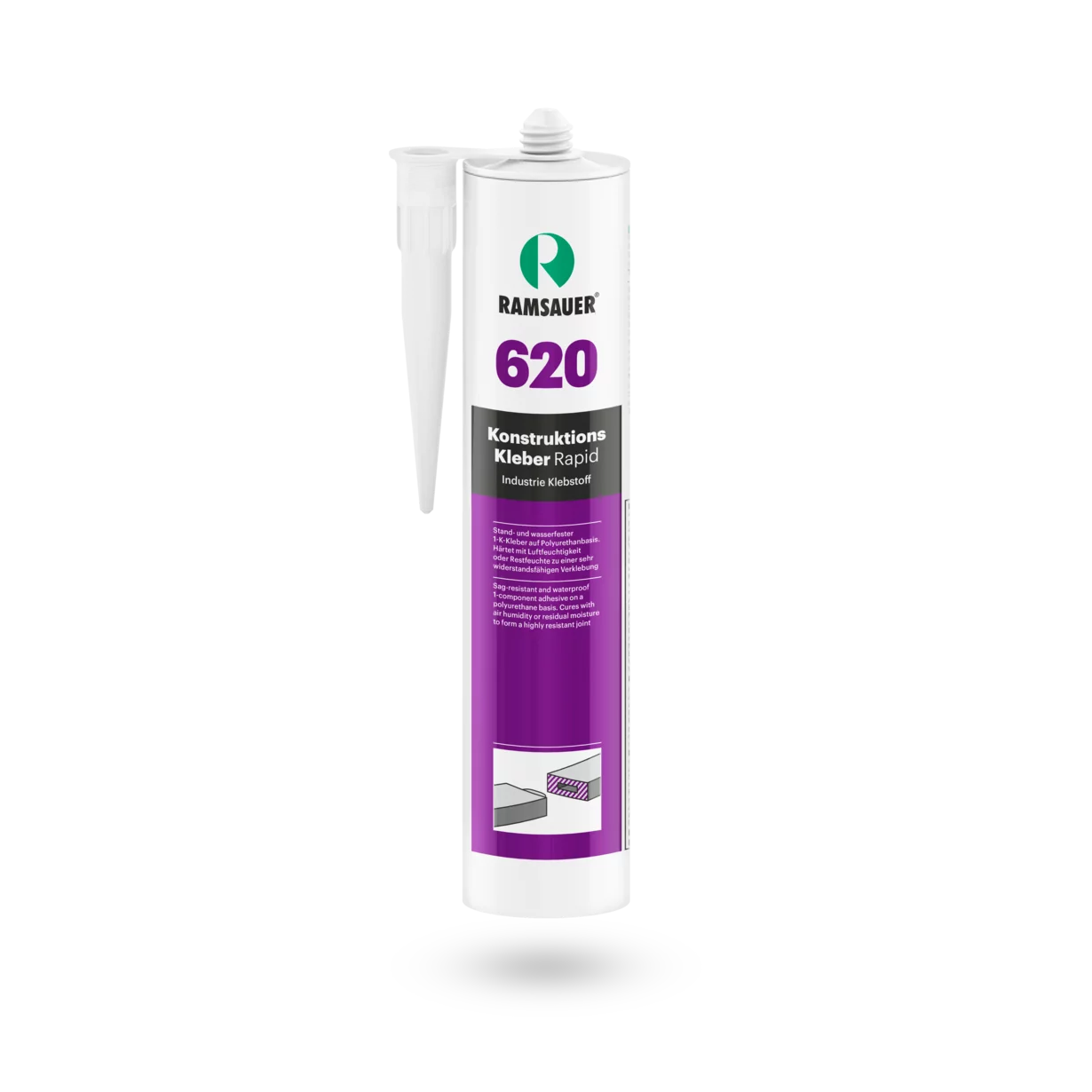 Ramsauer 620 Adesivo rapido per costruzioni, crema Ramsauer 620 Adesivo rapido per costruzioni, crema