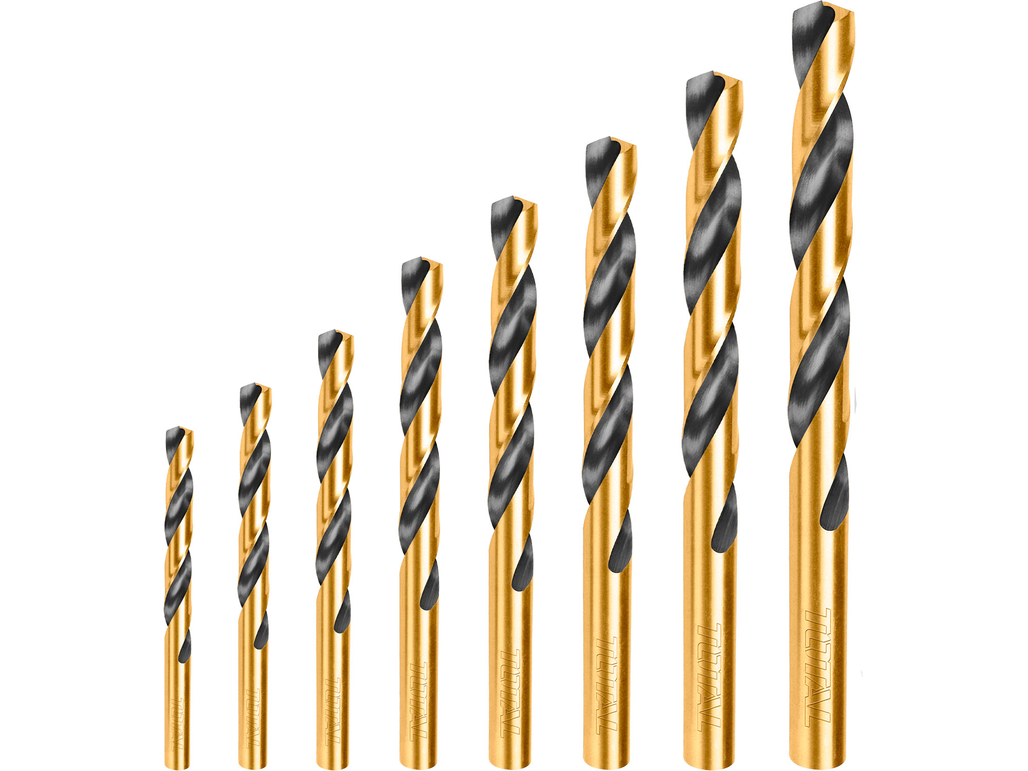 Punte per metallo, set di 8 HSS Punte per metallo, set di 8 HSS